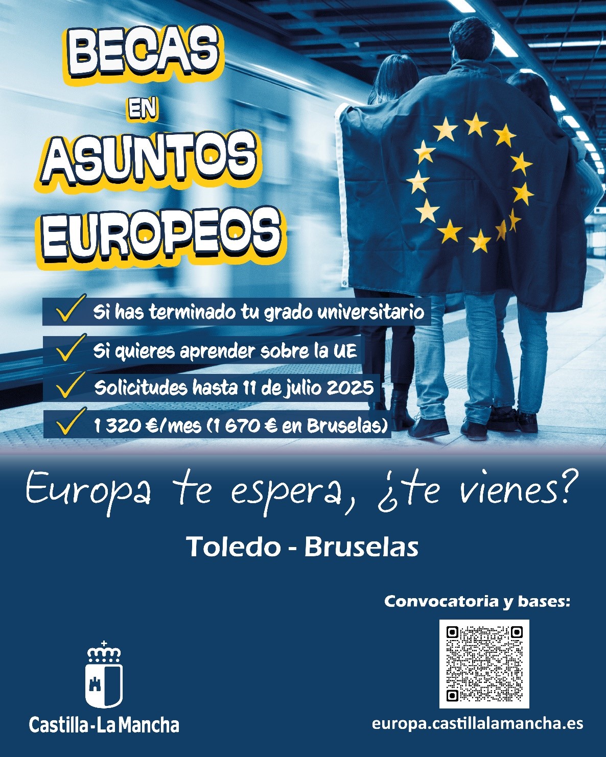Becas de formación de especialistas en asuntos relacionados con la Unión Europea.