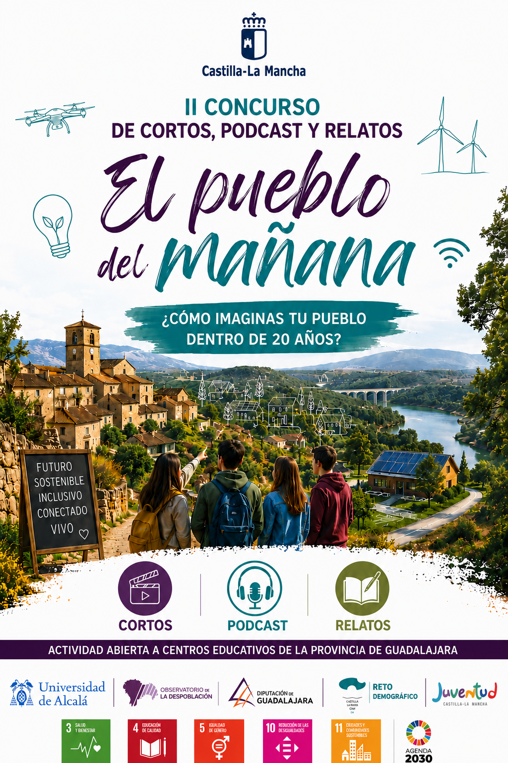 II concurso de cortos, podcast y relatos GUADALAJARA