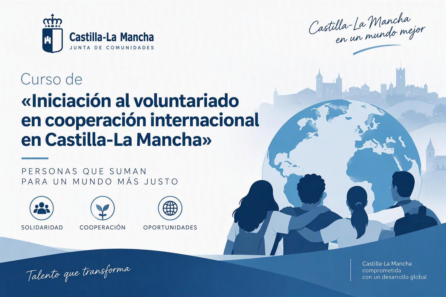 Curso de «Iniciación al voluntariado en cooperación internacional en Castilla-La Mancha»