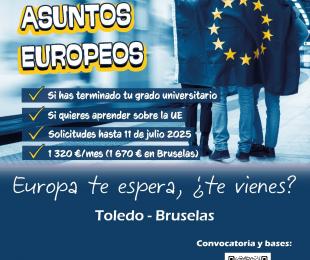 Becas de formación de especialistas en asuntos relacionados con la Unión Europea.